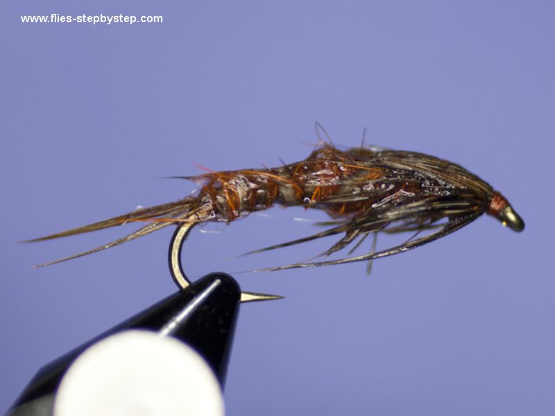 Stonefly nymph pattern How to tie fly, Fly tying Step by Step